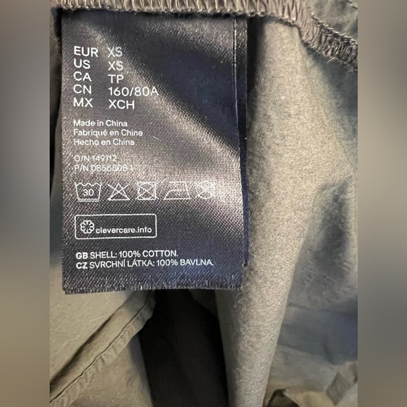 H&M Olive Green Shirt Dress Size XS - Picture 5 of 5